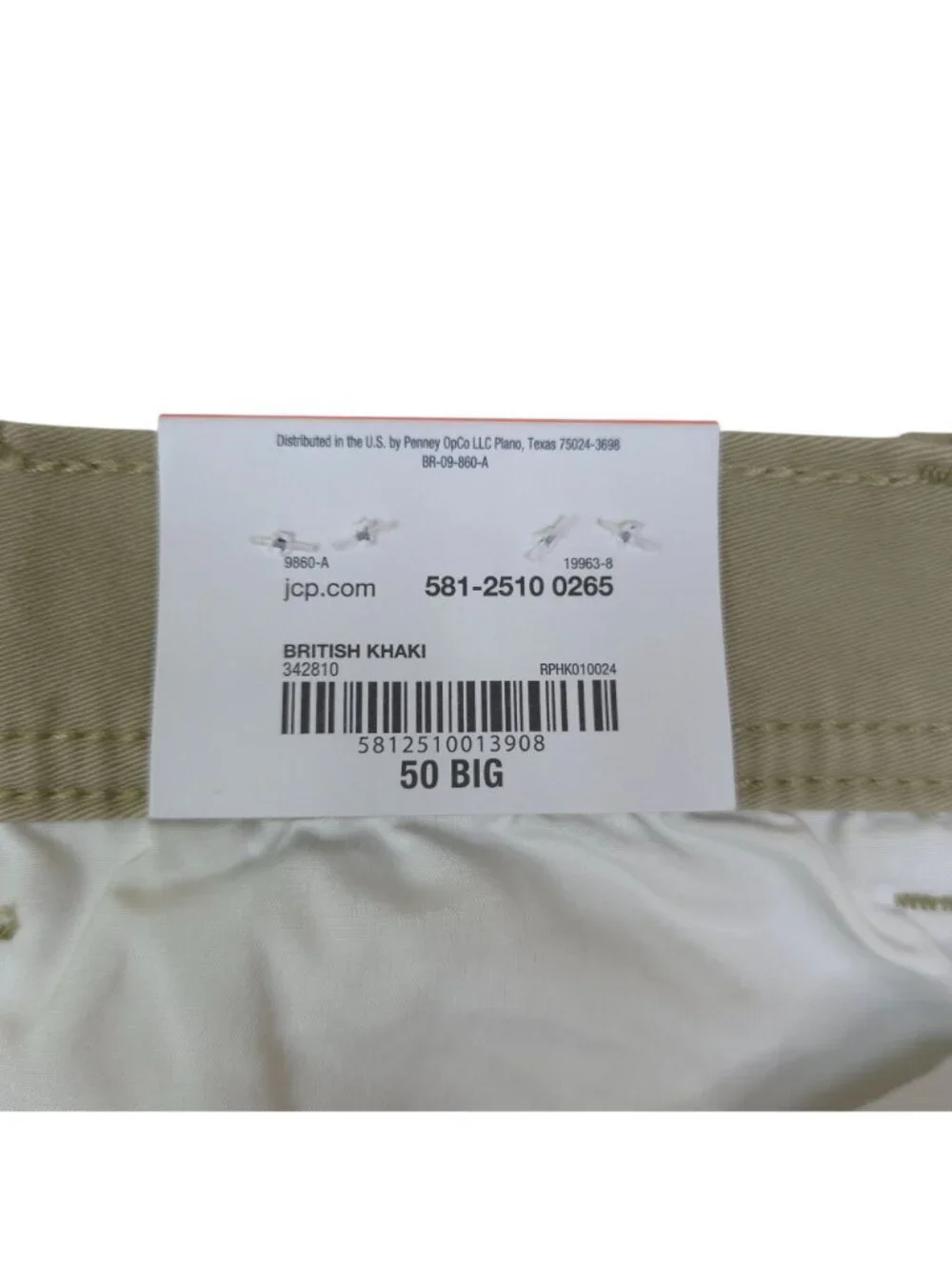 St. Johns Bay Men Size 50 Big Flat Front Comfort Stretch Shorts 10
